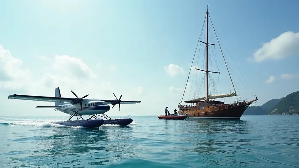 Liveaboard Rendezvous by Seaplane Under the 2027 Komodo Caps